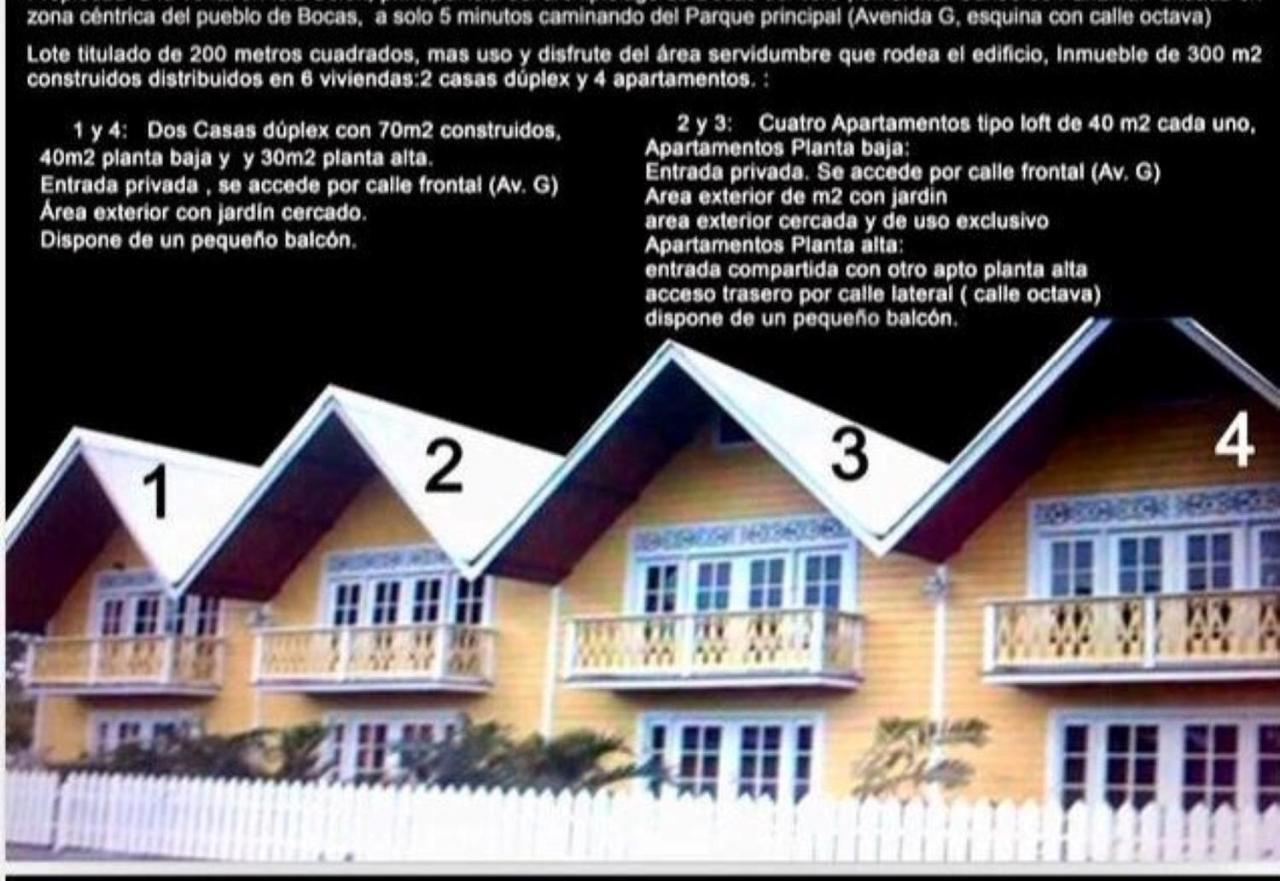 Yellow Houses Bocas Bocas del Toro Exterior photo